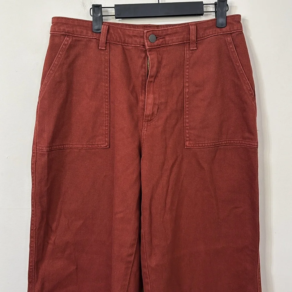 Universal Thread Rust Wide Leg Pants - Picture 3 of 11